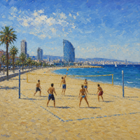 Heat Wave In Barcelona 